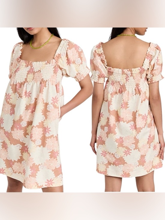 Faherty Dresses & Skirts - Faherty Ramona Floral Mini Dress in Warm Jicaro Island Color Medium